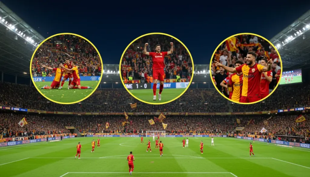 Galatasaray, Fenerbahçe’yi 3-0 Yenerek Şampiyonluk İçin Büyük Bir Yüzde Attı