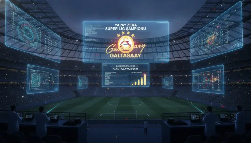 Yapay Zeka Süper Lig’de Zirve Tahminini Güncelledi